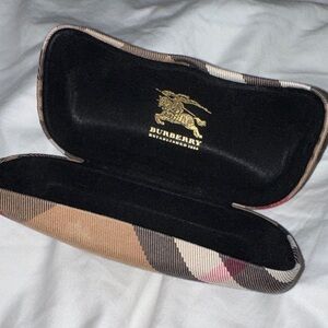 Burberry Plaid Glasses Case